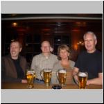 Vier im Yucatan. Reiner, Juergen, Maria, Volker